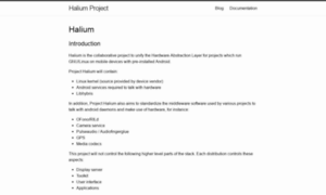 Halium.org thumbnail