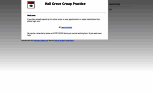 Hall-grove-group-practice.appointments-online.co.uk thumbnail