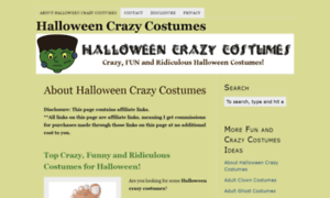 Halloweencrazycostumes.com thumbnail
