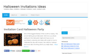 Halloweeninvitationsideas.com thumbnail