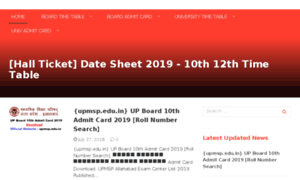 Hallticketdatesheet.co.in thumbnail