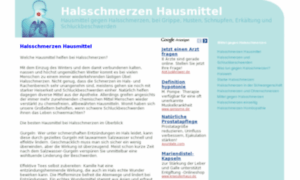 Halsschmerzenhausmittel.com thumbnail
