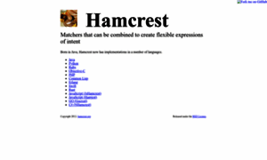Hamcrest.org thumbnail
