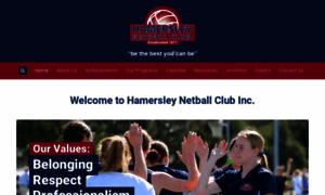 Hamersleynetball.com.au thumbnail