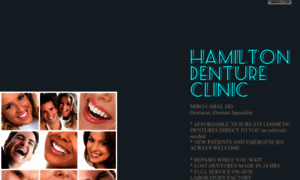 Hamiltondentureclinic.com thumbnail