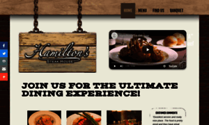 Hamiltons-steakhouse.com thumbnail