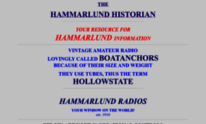 Hammarlund.info thumbnail