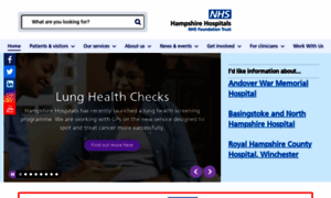 Hampshirehospitals.nhs.uk thumbnail