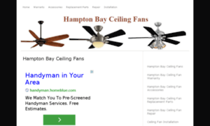 Hamptonbay-ceiling-fans.com thumbnail