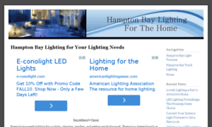 Hamptonbay-lighting.com thumbnail