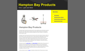 Hamptonbayproducts.com thumbnail