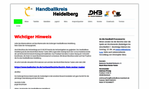 Handballkreis-heidelberg.de thumbnail