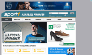 Handballmanager.sport1.de thumbnail