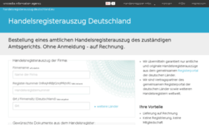 Handelsregisterauszug-deutschland.eu thumbnail