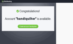 Handiquilter.clickmeeting.com thumbnail