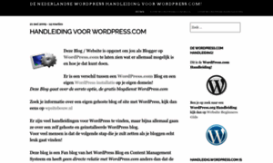 Handleiding.wordpress.com thumbnail