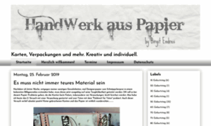 Handwerkauspapier.blogspot.de thumbnail