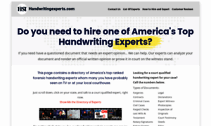 Handwritingexperts.com thumbnail