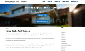 Handyseptictankcleaners.com thumbnail