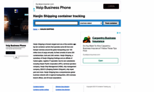 Hanjinshipping.container-tracking.org thumbnail