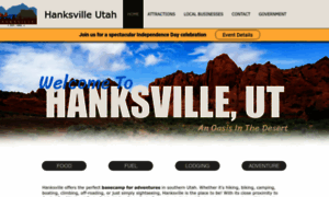 Hanksvilleutah.gov thumbnail