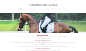 Hanlonsporthorses.com thumbnail