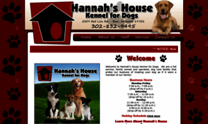 Hannahshousekennelfordogs.com thumbnail