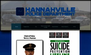 Hannahvillepolicedepartment.com thumbnail