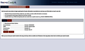 Hanovercountygis.org thumbnail