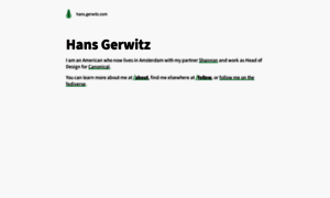 Hans.gerwitz.com thumbnail