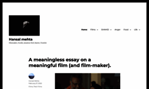 Hansalmehta.com thumbnail