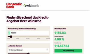 Hanseaticbank-privatkredit.swkbank.de thumbnail