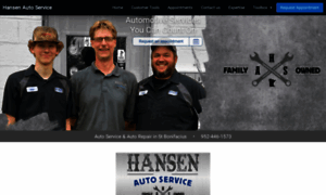 Hansenautoservice.com thumbnail