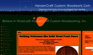 Hansencraftcustomwoodwork.com thumbnail