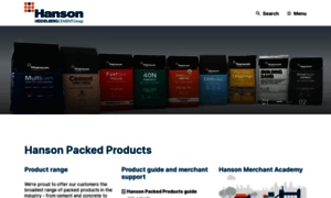 Hanson-packedproducts.co.uk thumbnail