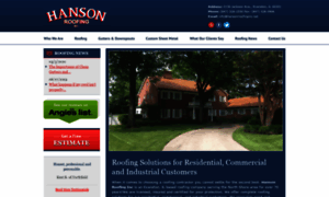 Hansonroofinginc.net thumbnail