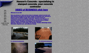 Hansonsconcrete.com thumbnail