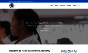 Hanstaekwondo.com thumbnail