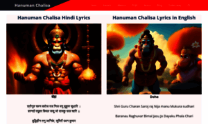 Hanumanchalisalyrics.info thumbnail