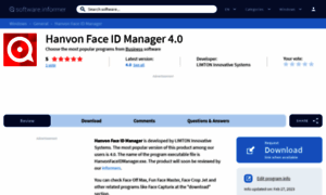 Hanvon-face-id-manager.software.informer.com thumbnail
