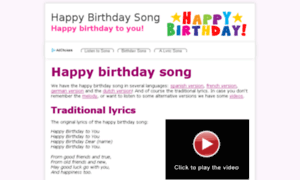 Happy-birthday-song.net thumbnail