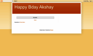 Happybdayakshay.blogspot.com thumbnail