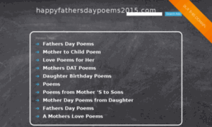 Happyfathersdaypoems2015.com thumbnail