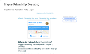 Happyfriendshipday.org thumbnail