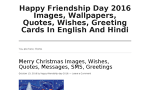 Happyfriendshipday2016.org thumbnail