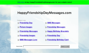 Happyfriendshipdaymessages.com thumbnail