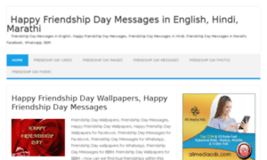 Happyfriendshipdaymessagesinenglish.com thumbnail