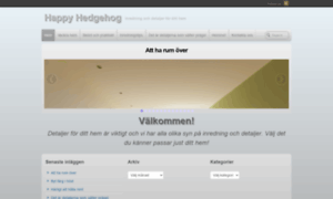 Happyhedgehog.se thumbnail