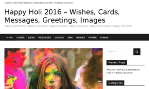 Happyholi2016.com thumbnail
