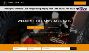 Happyjackcats.org thumbnail